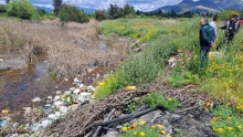 Contaminación con envases de plaguicidas