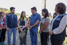 Ministro Valenzuela y Directora Nacional (s) del SAG visitan la comuna de Santa Juana  