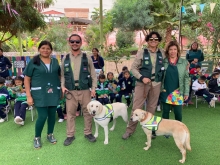 La Brigada Canina del SAG enseña a los más pequeños a proteger el patrimonio fito y zoo sanitario