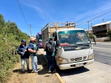 Intensifican controles carreteros en zona precordillerana para prevenir el delito de abigeato