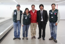 Autoridades junto a fiscalizadores SAG en Aeropuerto Cerro Moreno